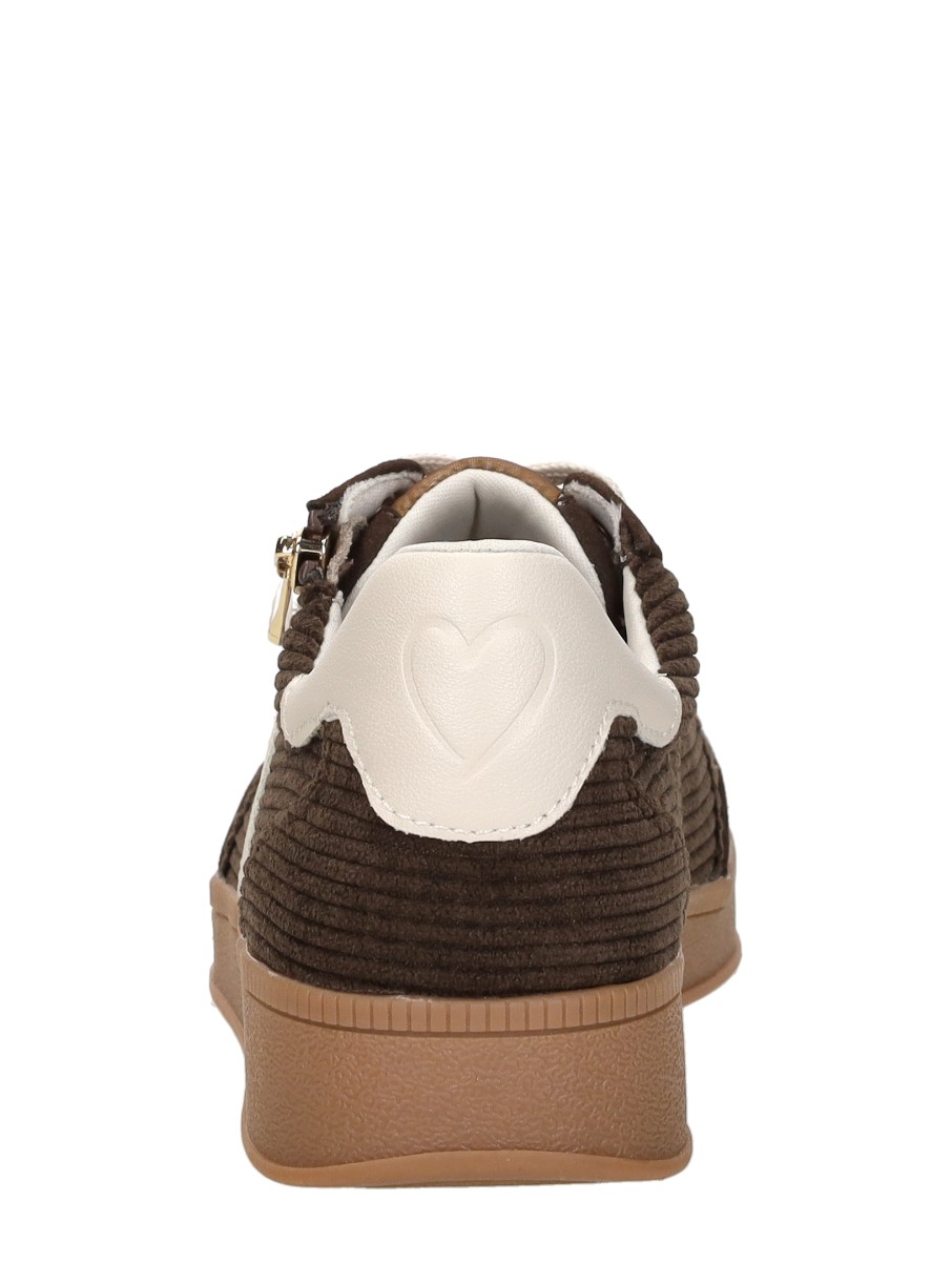 Marco tozzi - Sneakers Laag – donkerbruin – foto 3 van 4