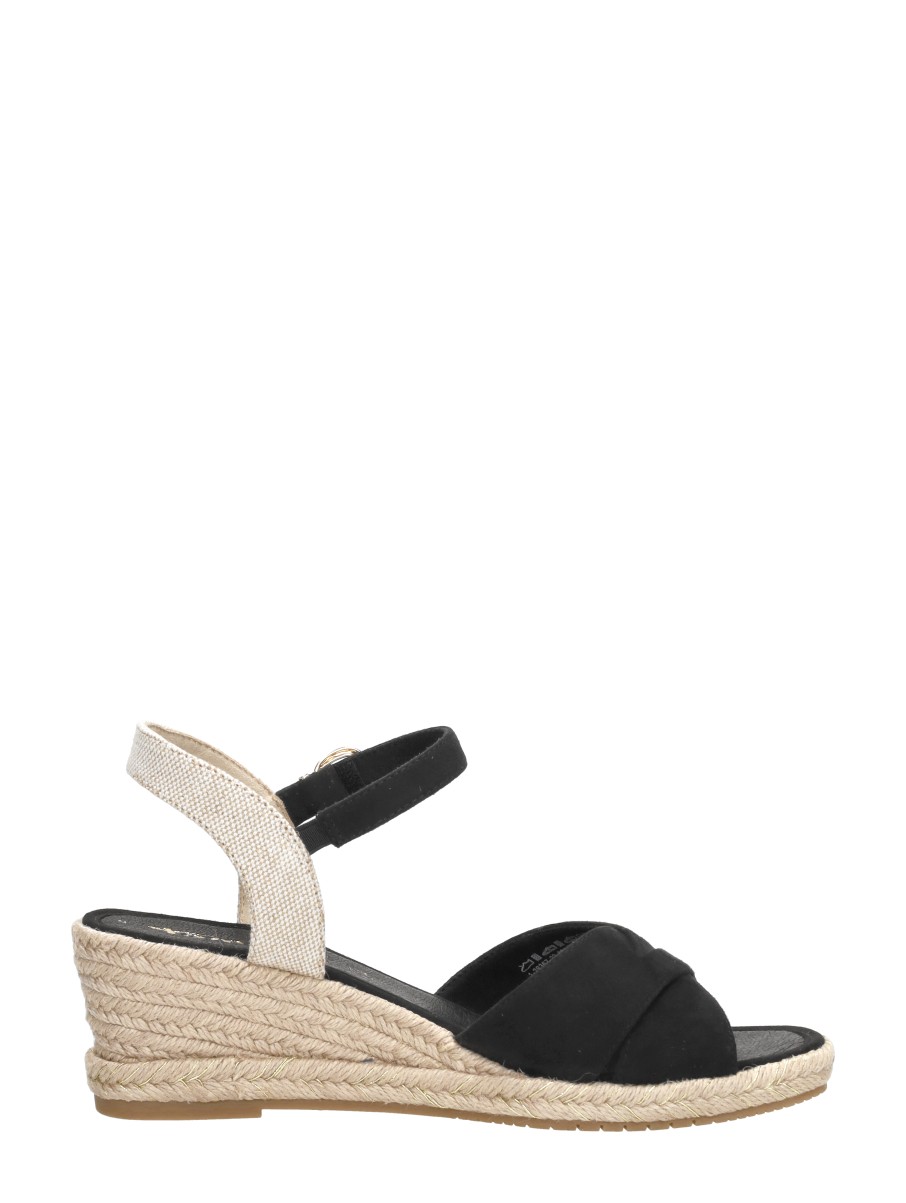 Tamaris - Sandalen Touwzool – zwart – foto 4 van 4