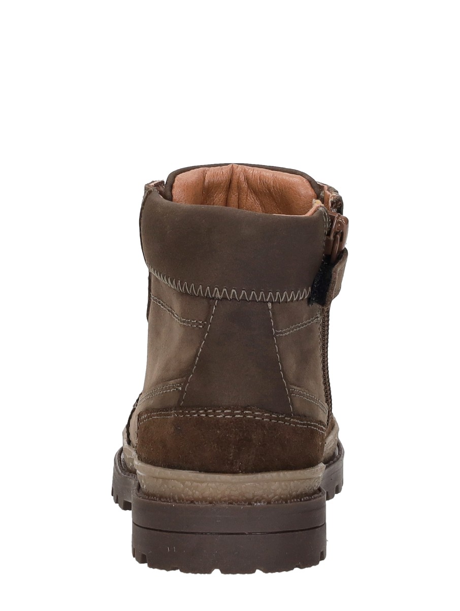 Keq - Veterschoenen Hoog – donkerbruin – foto 3 van 4