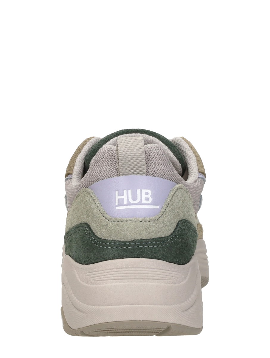 HUB Glide damessneaker grijs