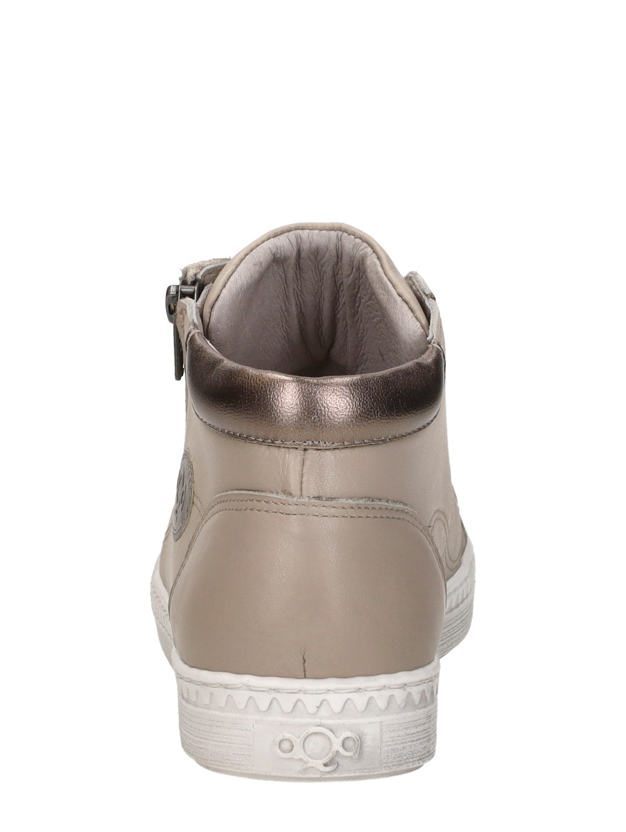 Aqa - Veterschoenen Hoog – taupe – foto 3 van 4