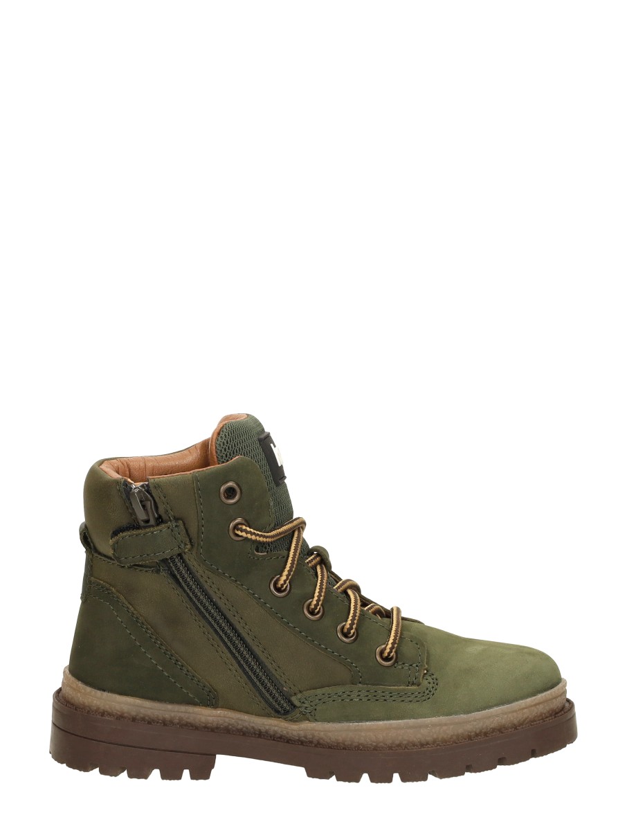 Keq - Veterschoenen Hoog – groen – foto 4 van 4