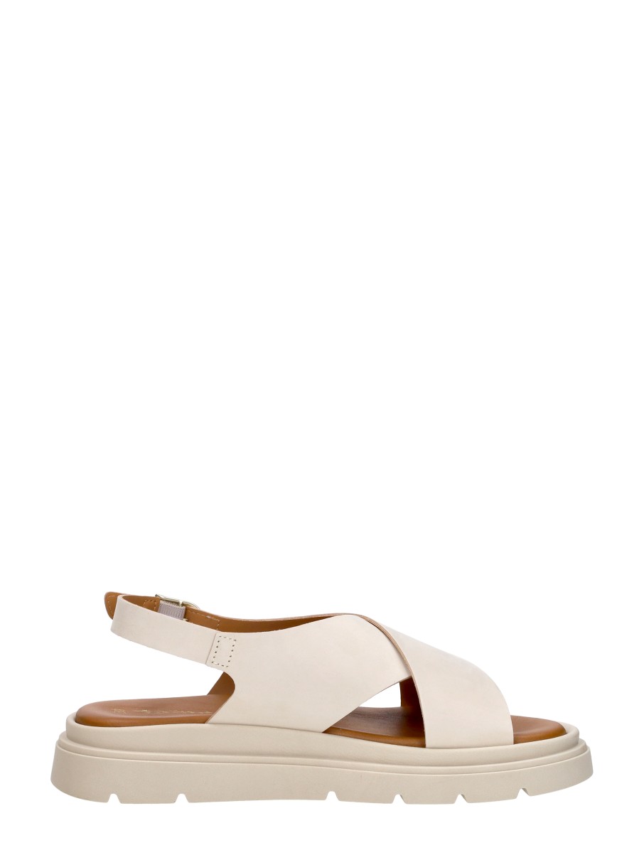Tamaris - Sandalen Plat – gebroken wit – foto 4 van 4