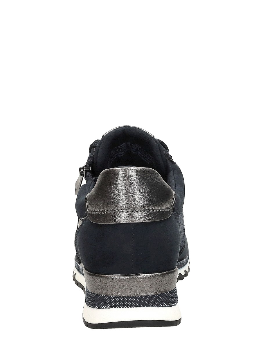 Marco Tozzi damessneaker blauw