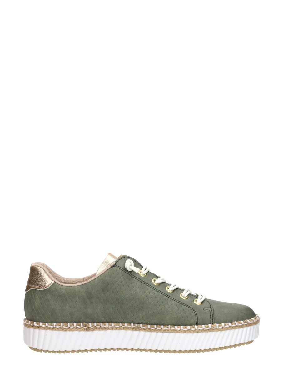 Rieker - Veterschoenen Laag – groen – foto 4 van 4