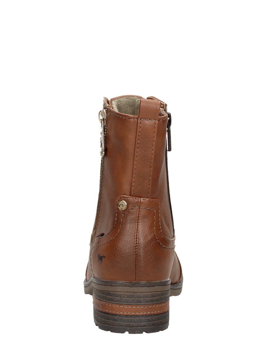 Mustang - Veterschoenen Hoog – cognac – foto 3 van 4