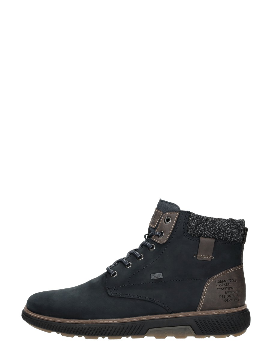 Rieker Veterschoenen Hoog – Blauw