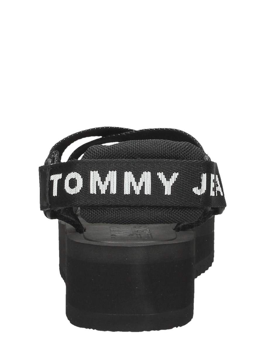 Tommy Hilfiger - Sandalen Plat – zwart – foto 3 van 4