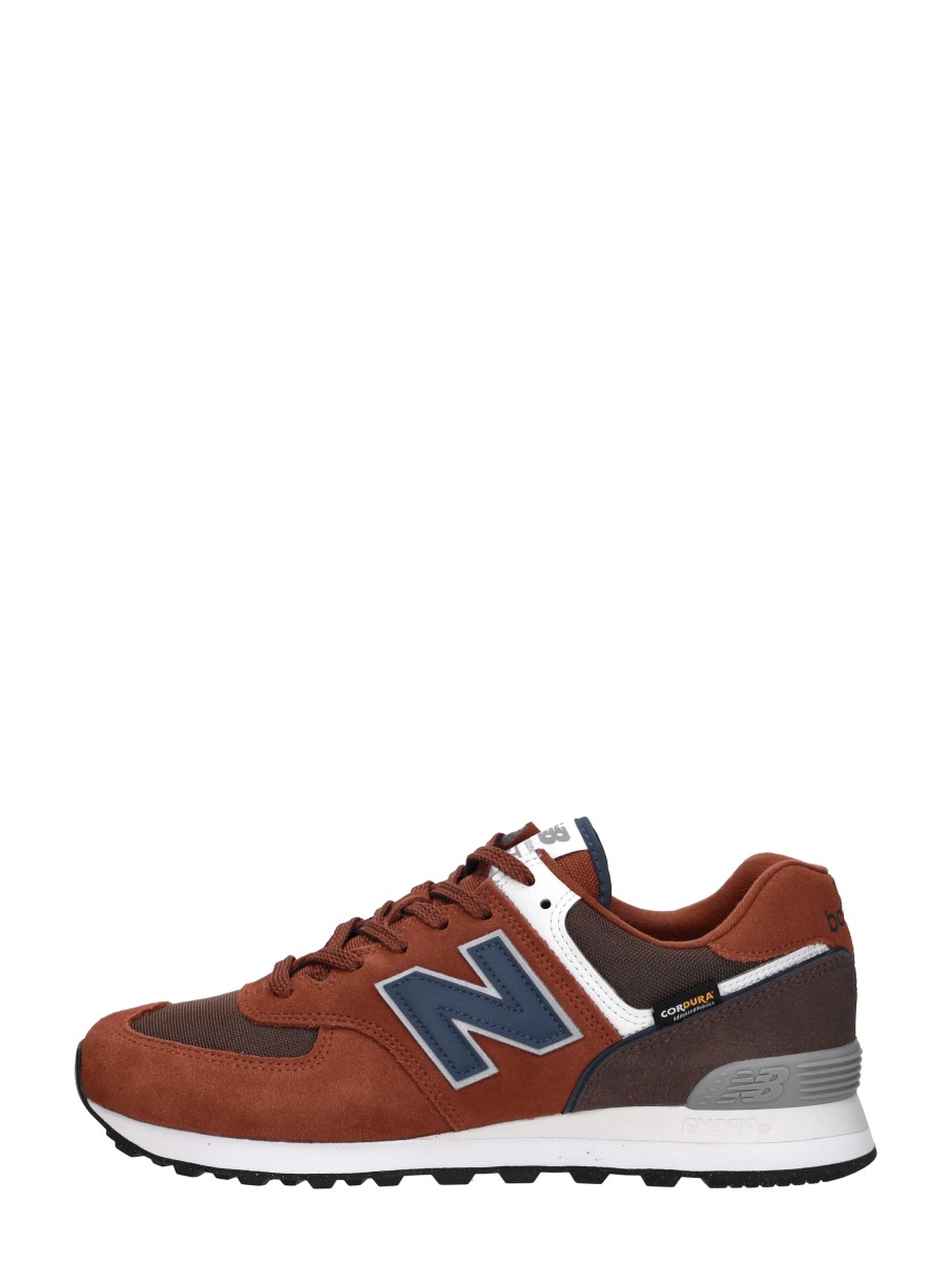 New Balance 574 herensneaker rood