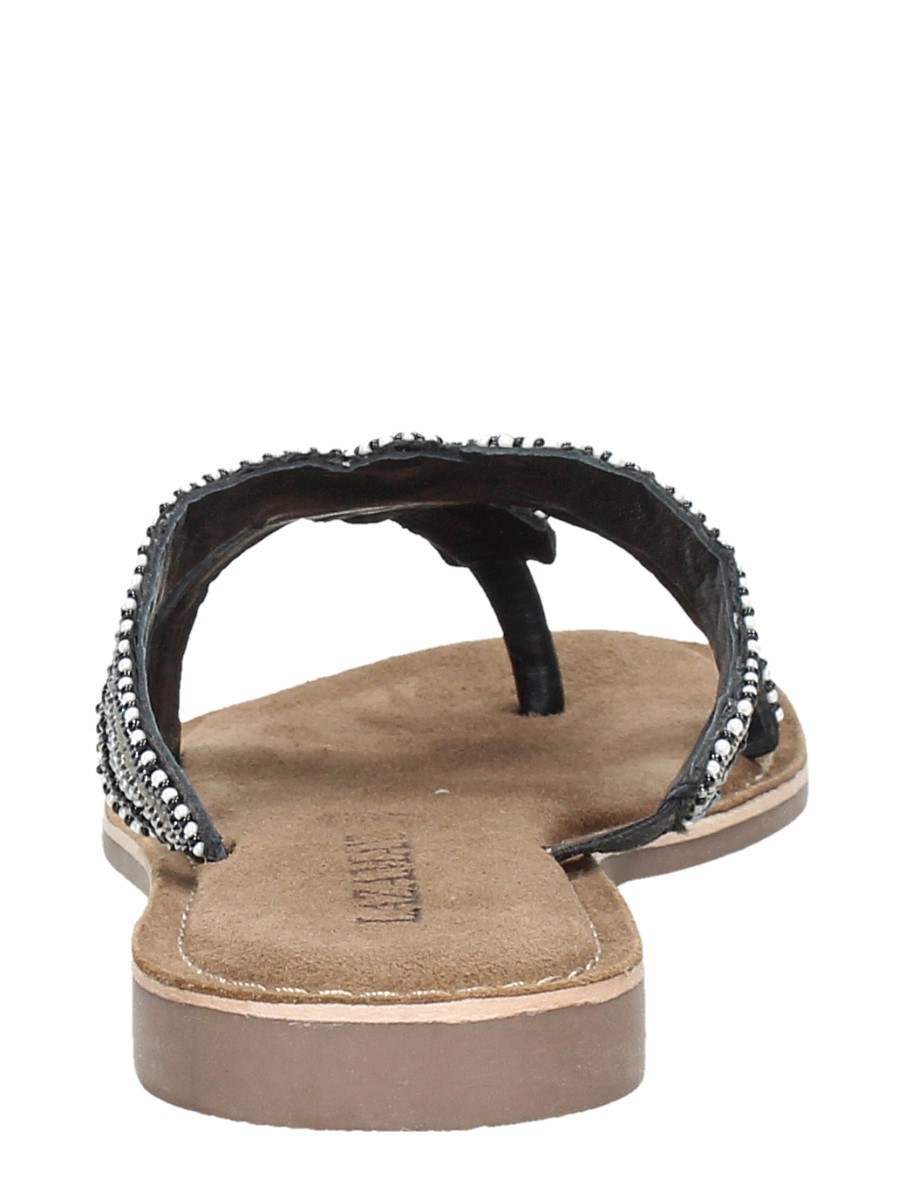 Lazamani - Teenslippers – zwart – foto 3 van 4