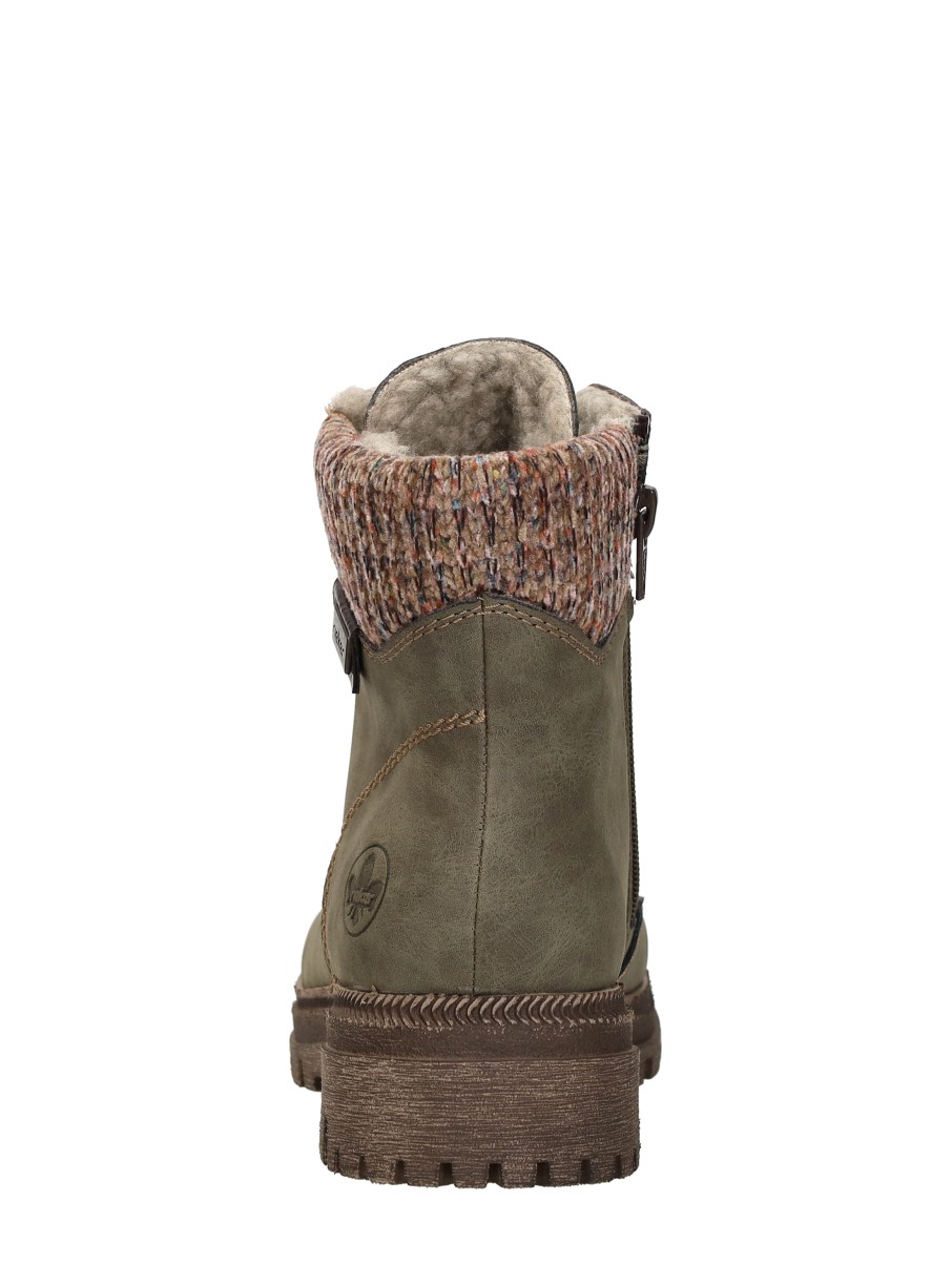 Rieker - Veterschoenen Hoog – groen – foto 3 van 4