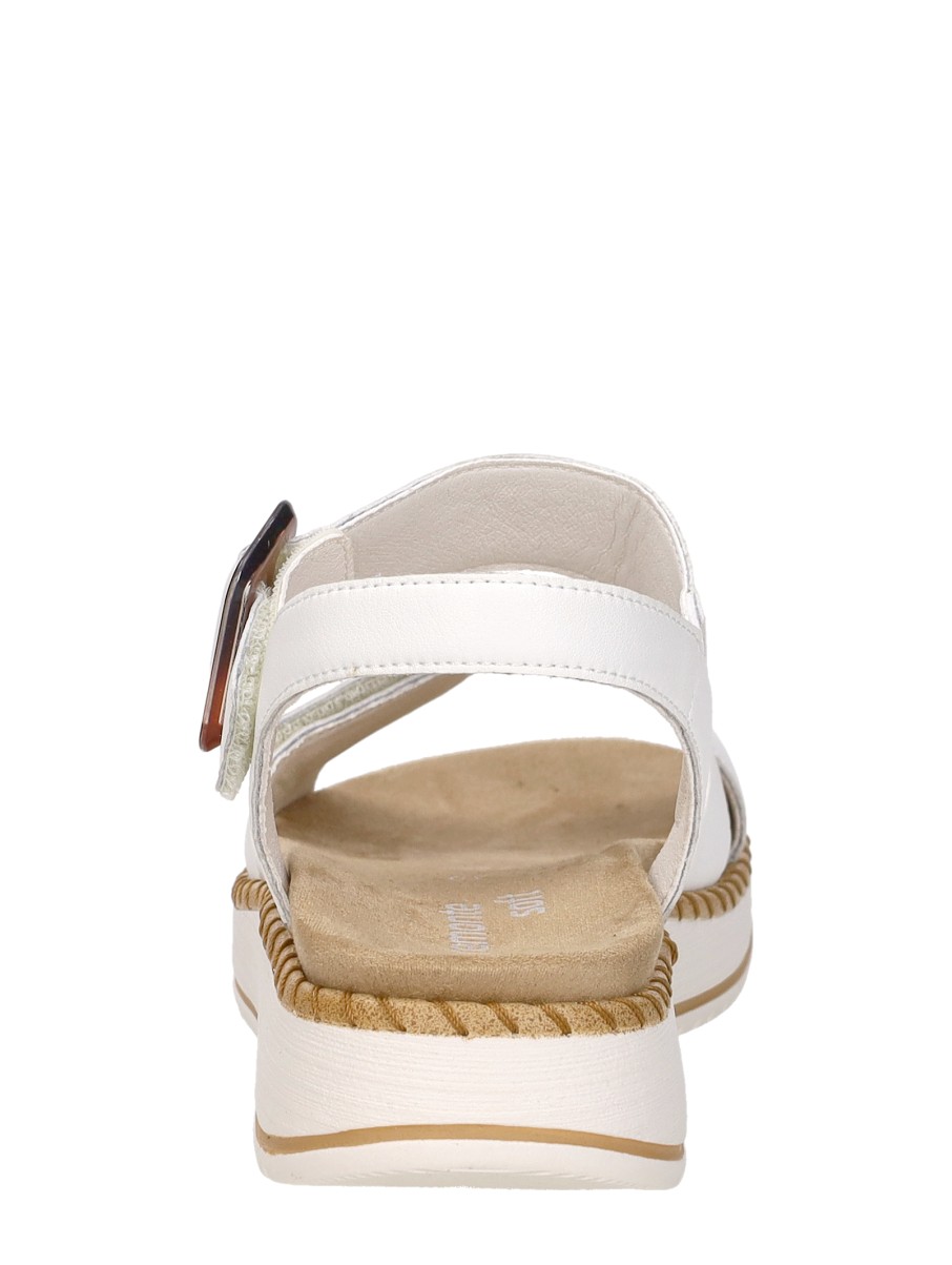 Remonte - Sandalen Plat – gebroken wit – foto 3 van 4