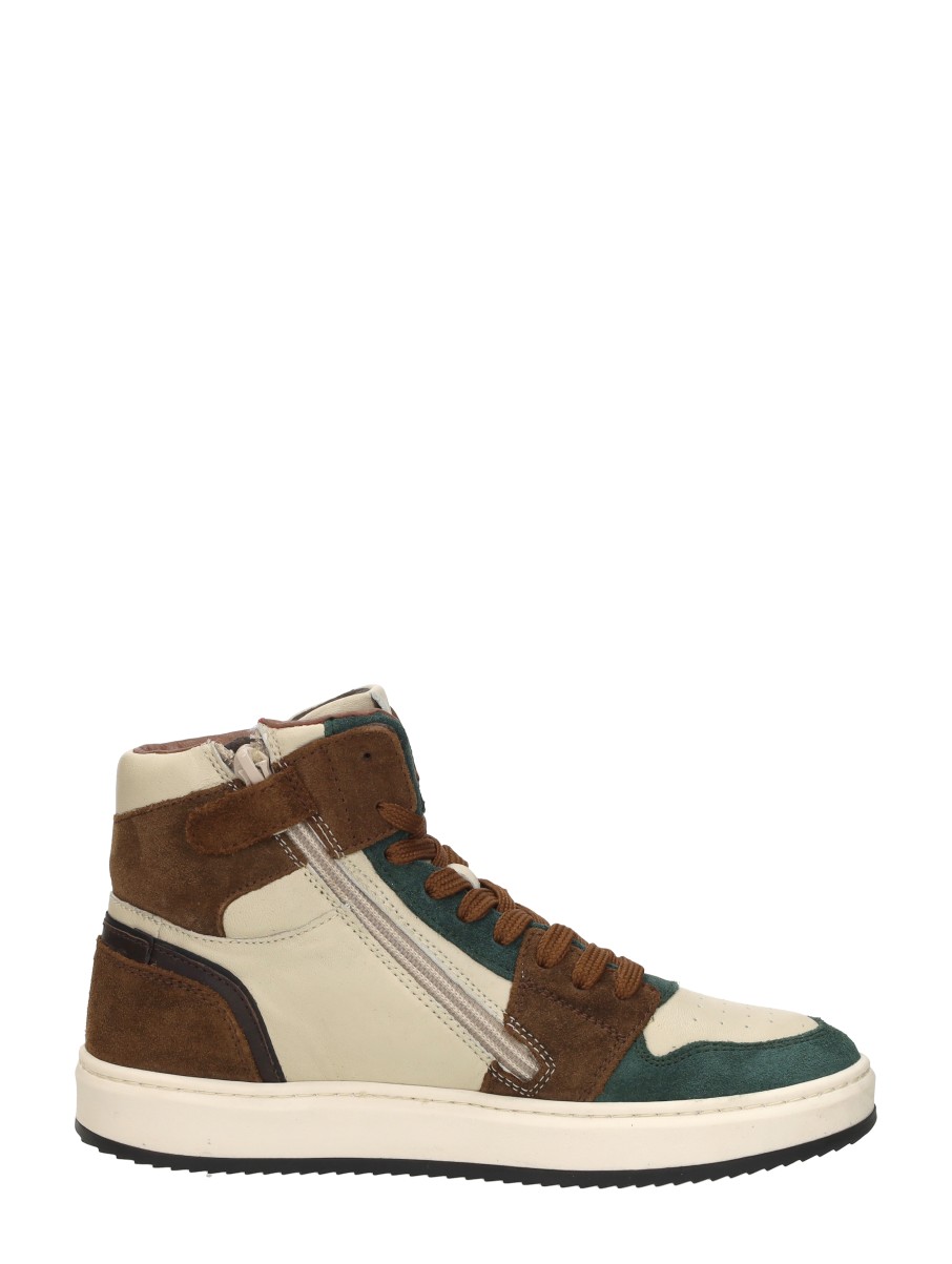 Sub55 - Veterschoenen Hoog – groen – foto 4 van 4