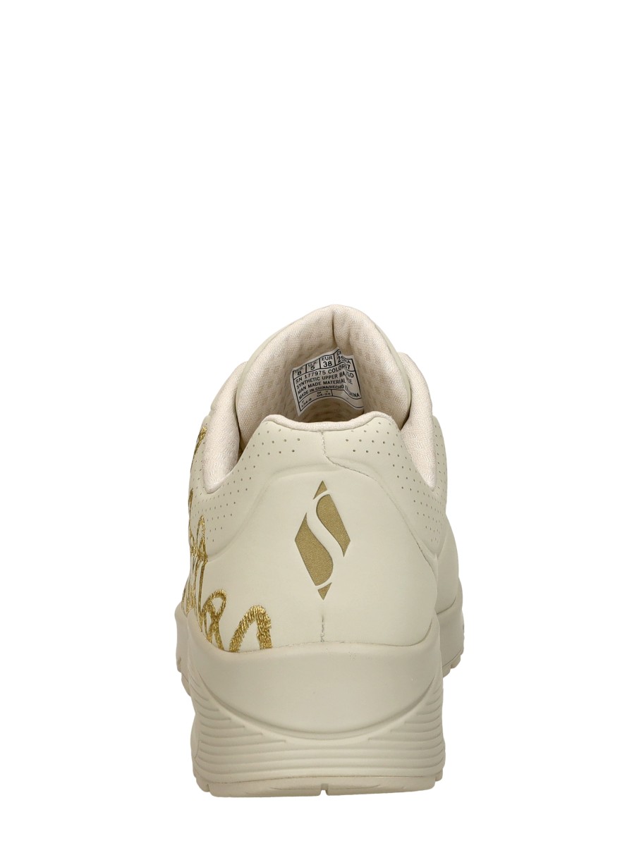 Skechers - Uno-golden Heart – gebroken wit – foto 3 van 4