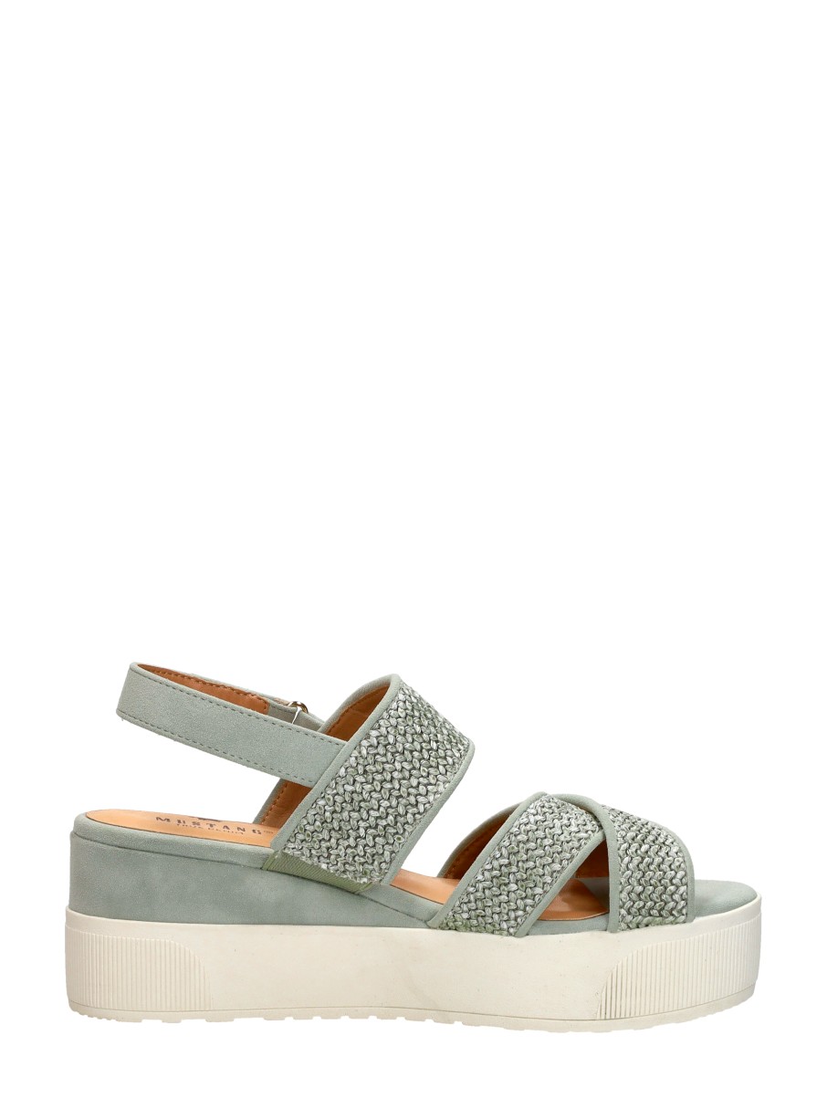 Mustang - Sandalen Plat – groen – foto 4 van 4
