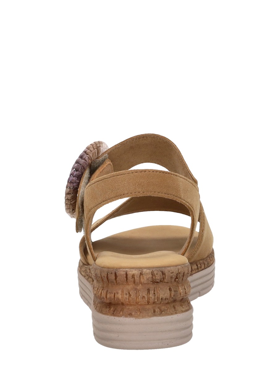 Gabor - Sandalen Plat – cognac – foto 3 van 4