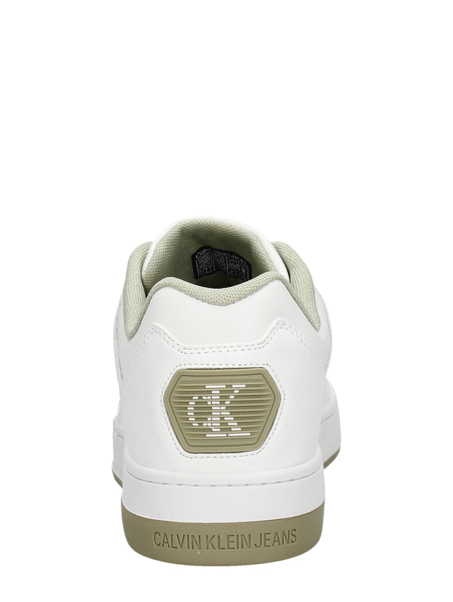 Calvin Klein - Cupsole Laceup Basket Low Lth – wit – foto 3 van 4