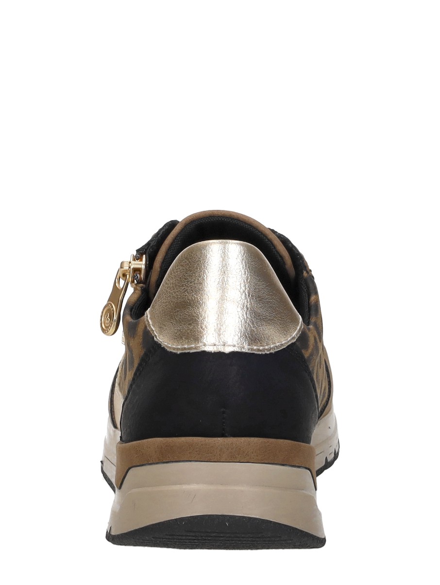 Rieker - Sneakers Laag Middel Bruin – middelbruin – foto 3 van 4