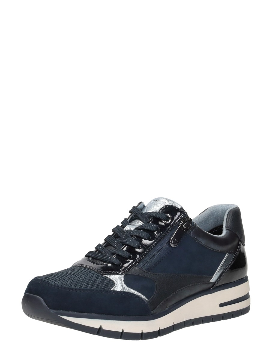 Marco Tozzi damessneaker blauw