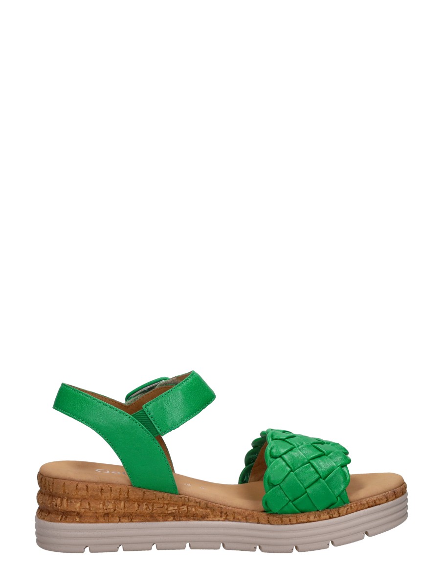 Gabor - Sandalen Plat – groen – foto 4 van 4