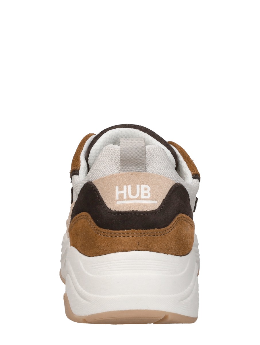 HUB Glide damessneaker bruin