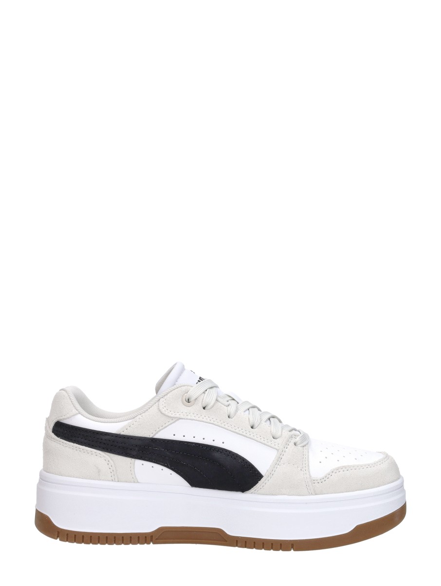 Puma - Rebound Femme Low Sd – gebroken wit – foto 4 van 4
