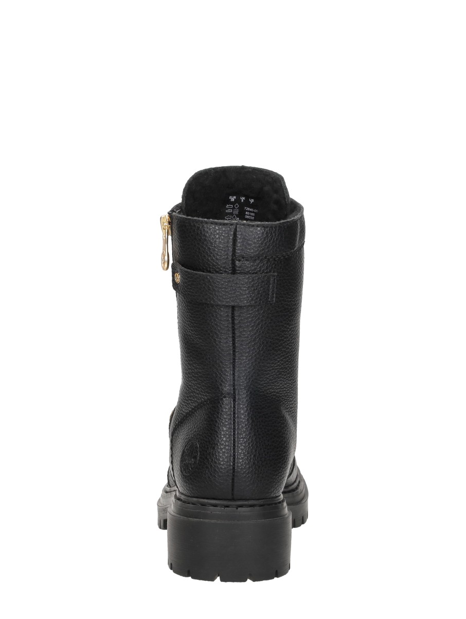 Rieker - Veterschoenen Hoog – zwart – foto 3 van 4
