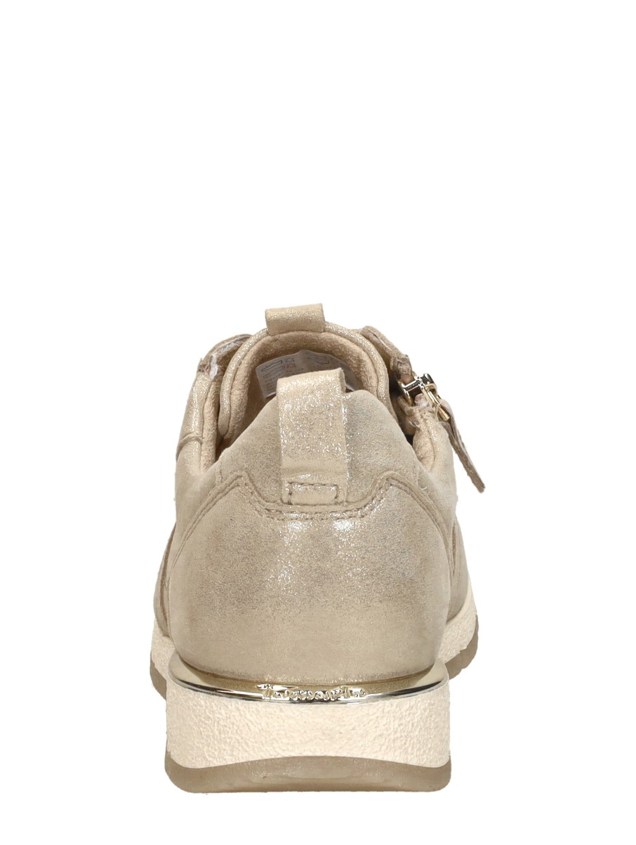 Tamaris - Sneakers Laag – goudkleur – foto 3 van 4