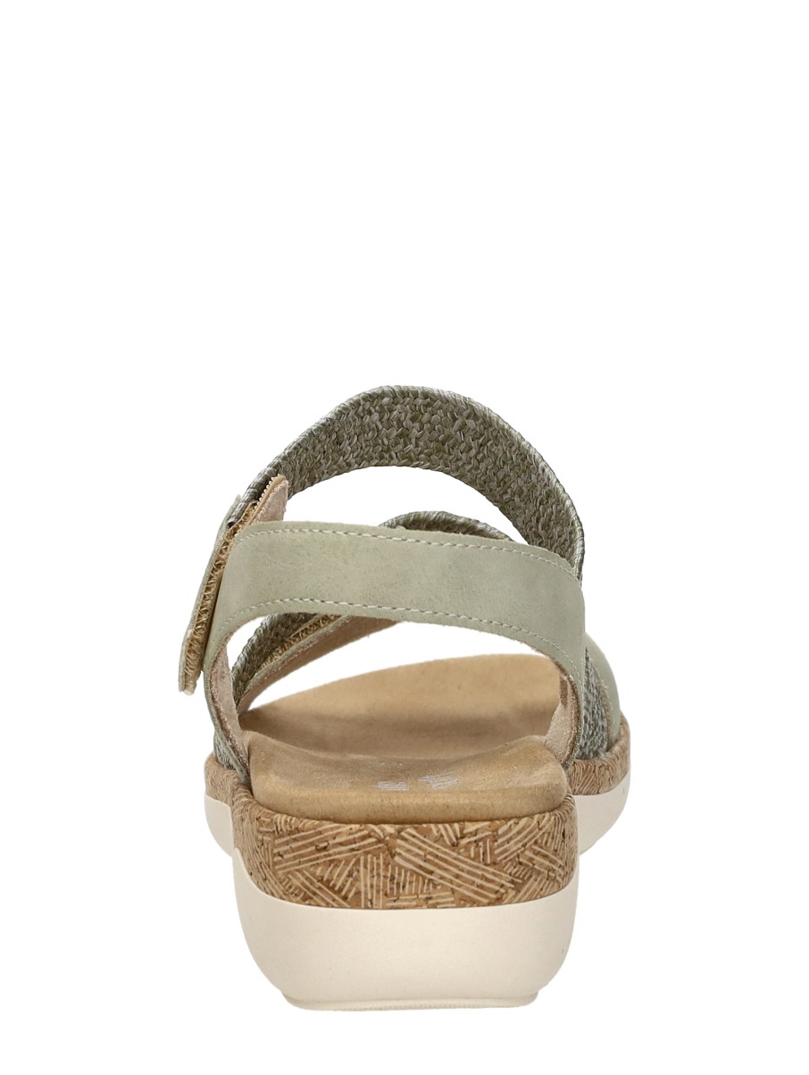 Remonte - Sandalen Plat – groen – foto 3 van 4