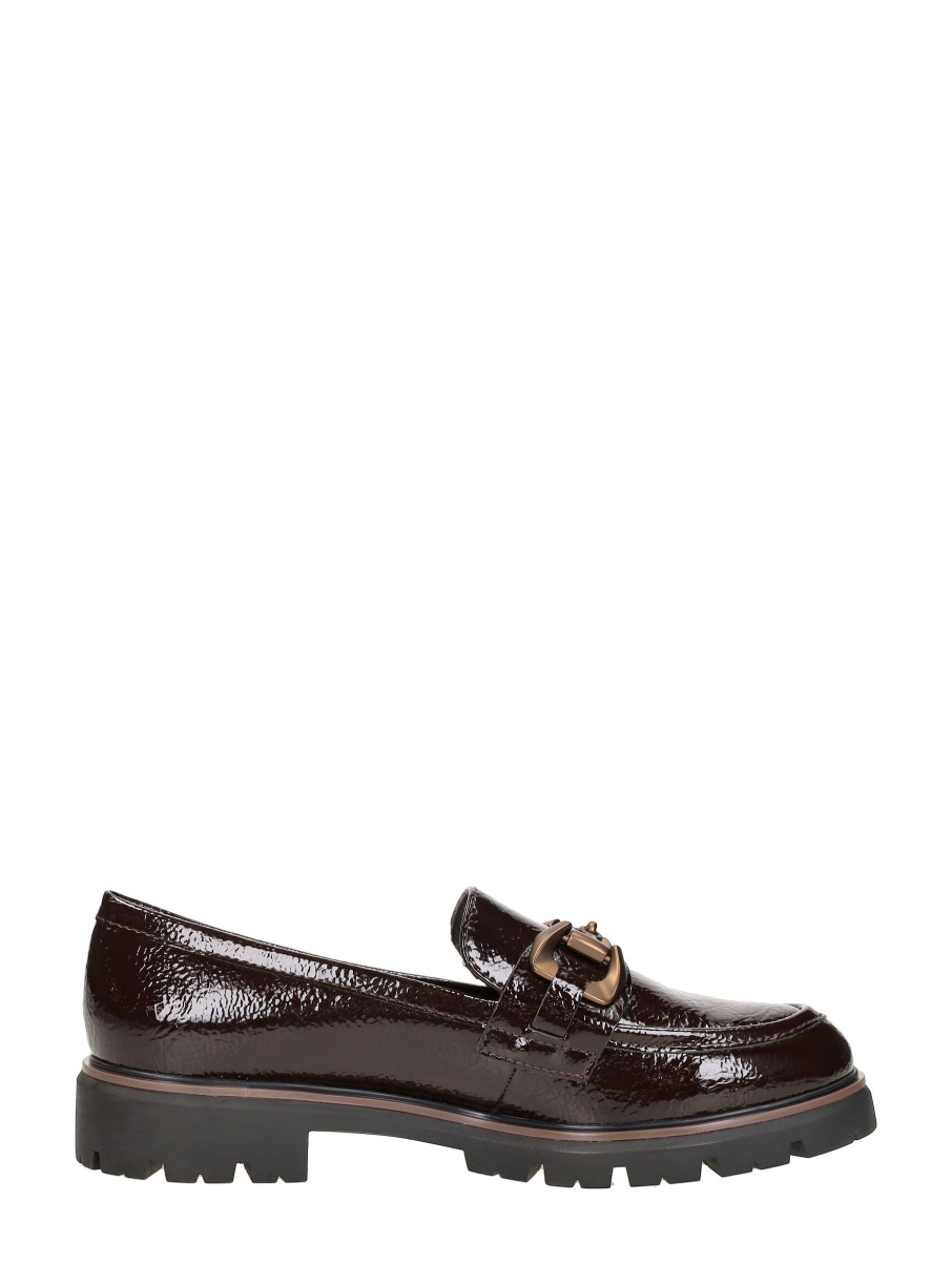 Marco tozzi - Mocassin Bruin Lak – foto 4 van 4