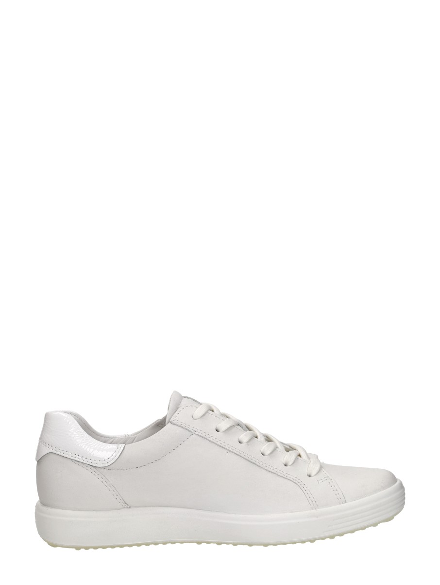 ECCO - Soft 7 Side Zip Lace – wit – foto 4 van 4