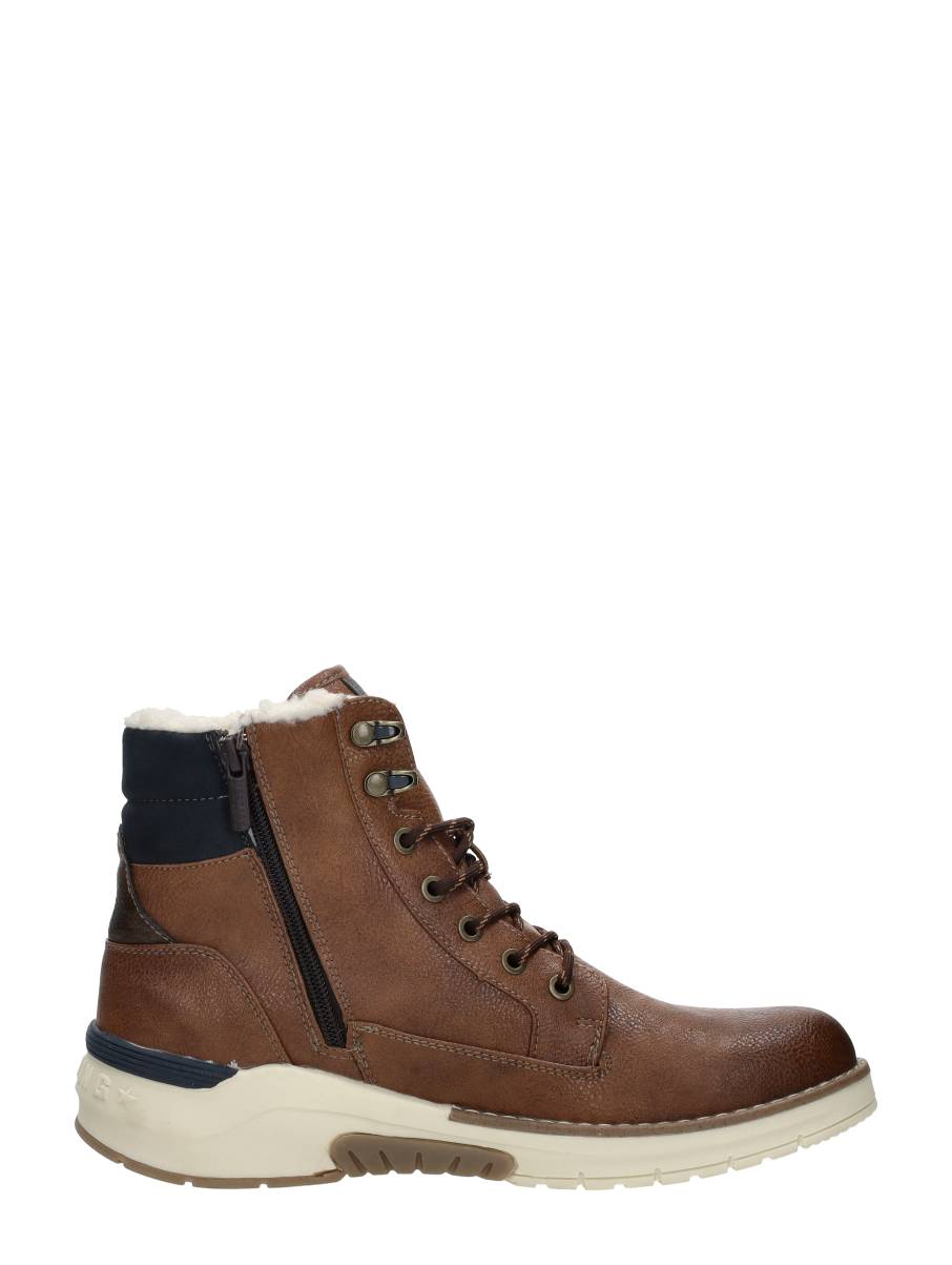 Mustang - Veterschoenen Hoog – cognac – foto 4 van 4