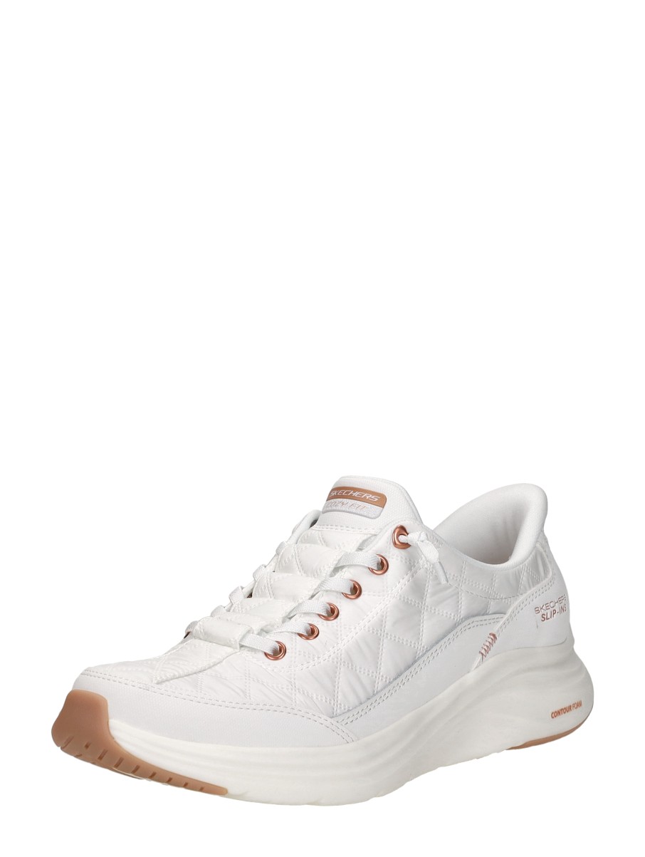 Skechers - Slip-ins: Contour Foam Cozy Fit – wit – foto 2 van 4