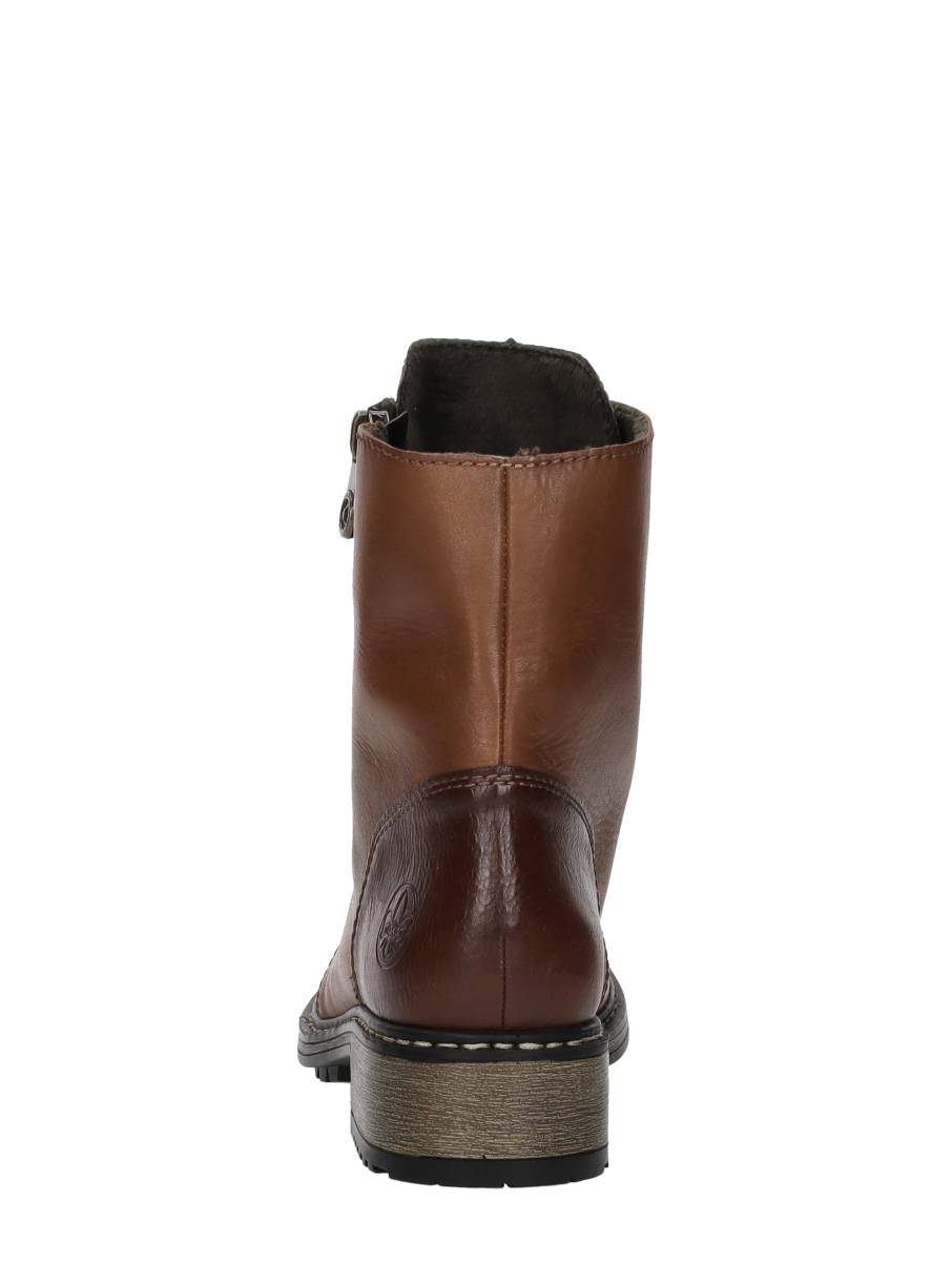Rieker - Veterschoenen Hoog – cognac – foto 3 van 4