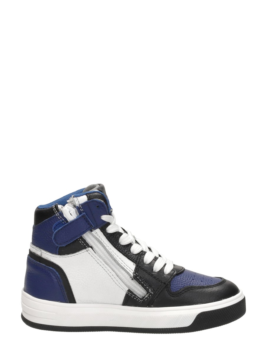 Keq - Veterschoenen Hoog – blauw – foto 4 van 4