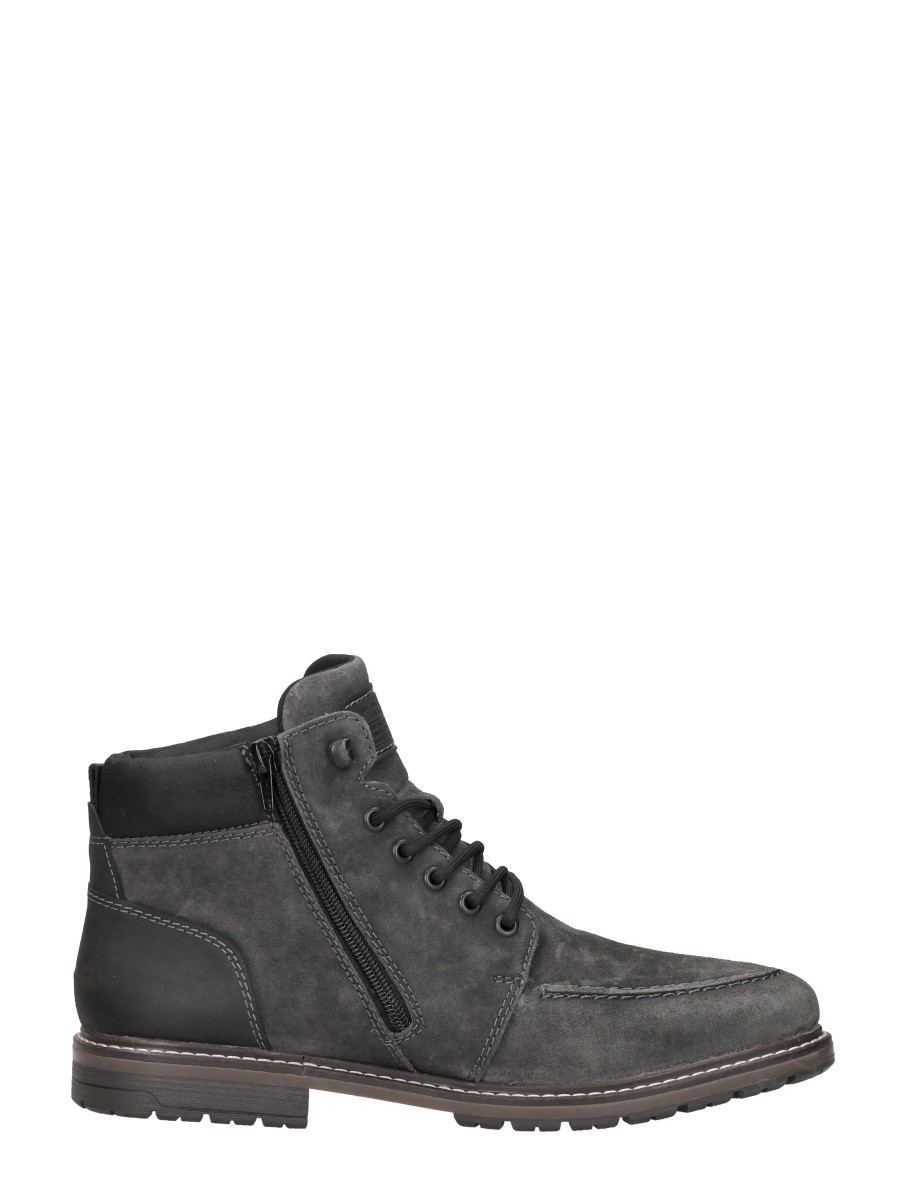 Rieker - Veterschoenen Hoog – donkergrijs – foto 4 van 4