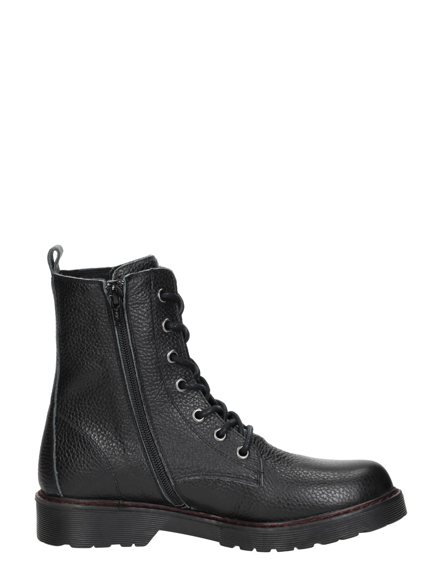 Aqa - Veterschoenen Hoog – zwart – foto 4 van 4
