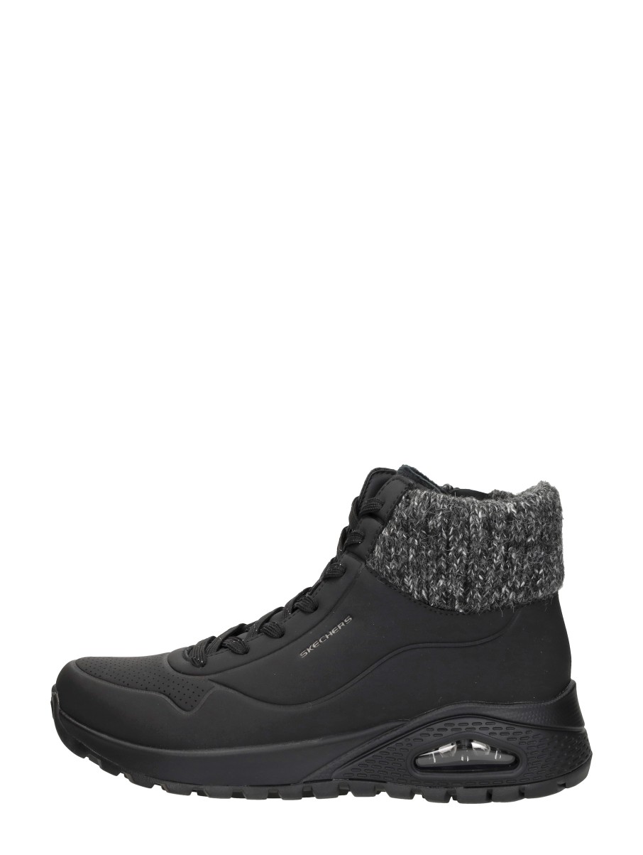 Skechers Uno Rugged Darling Days Veterboots zwart