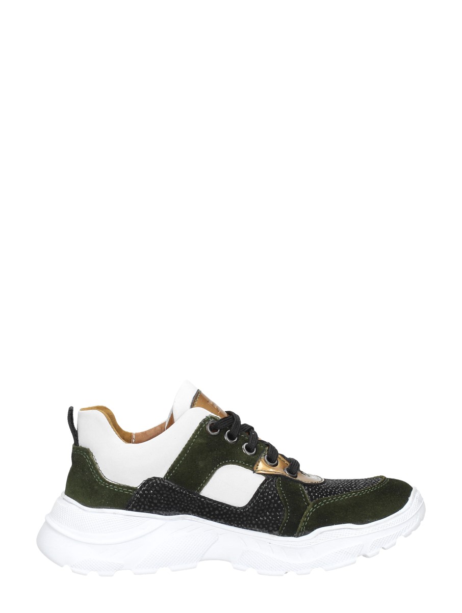 Braqeez - Meisjes Veterschoenen – groen – foto 4 van 4