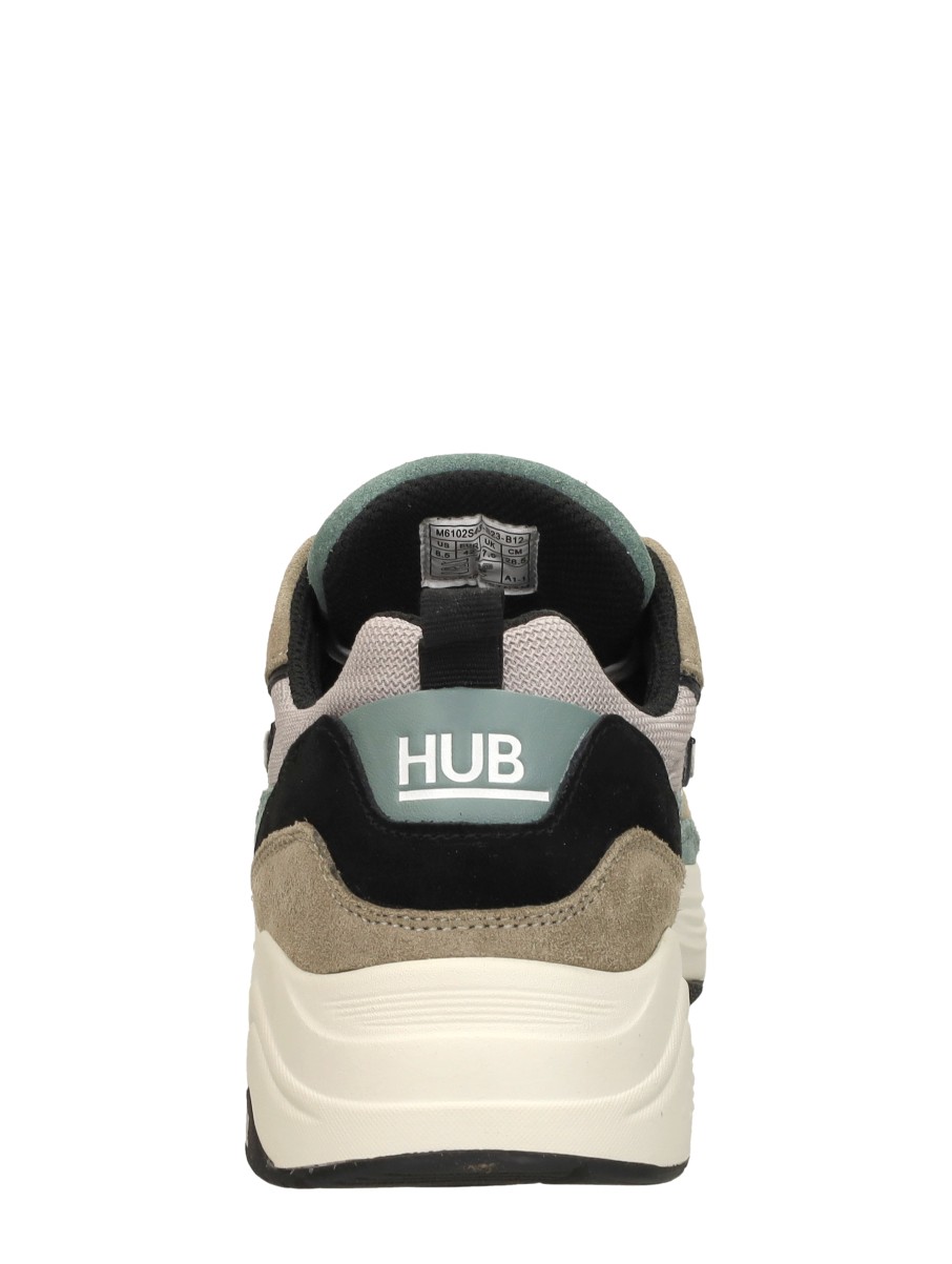 HUB Glide herensneaker grijs