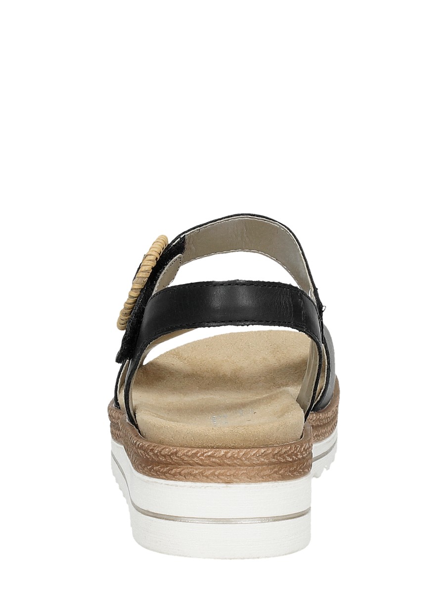 Remonte - Sandalen Plat – zwart – foto 3 van 4