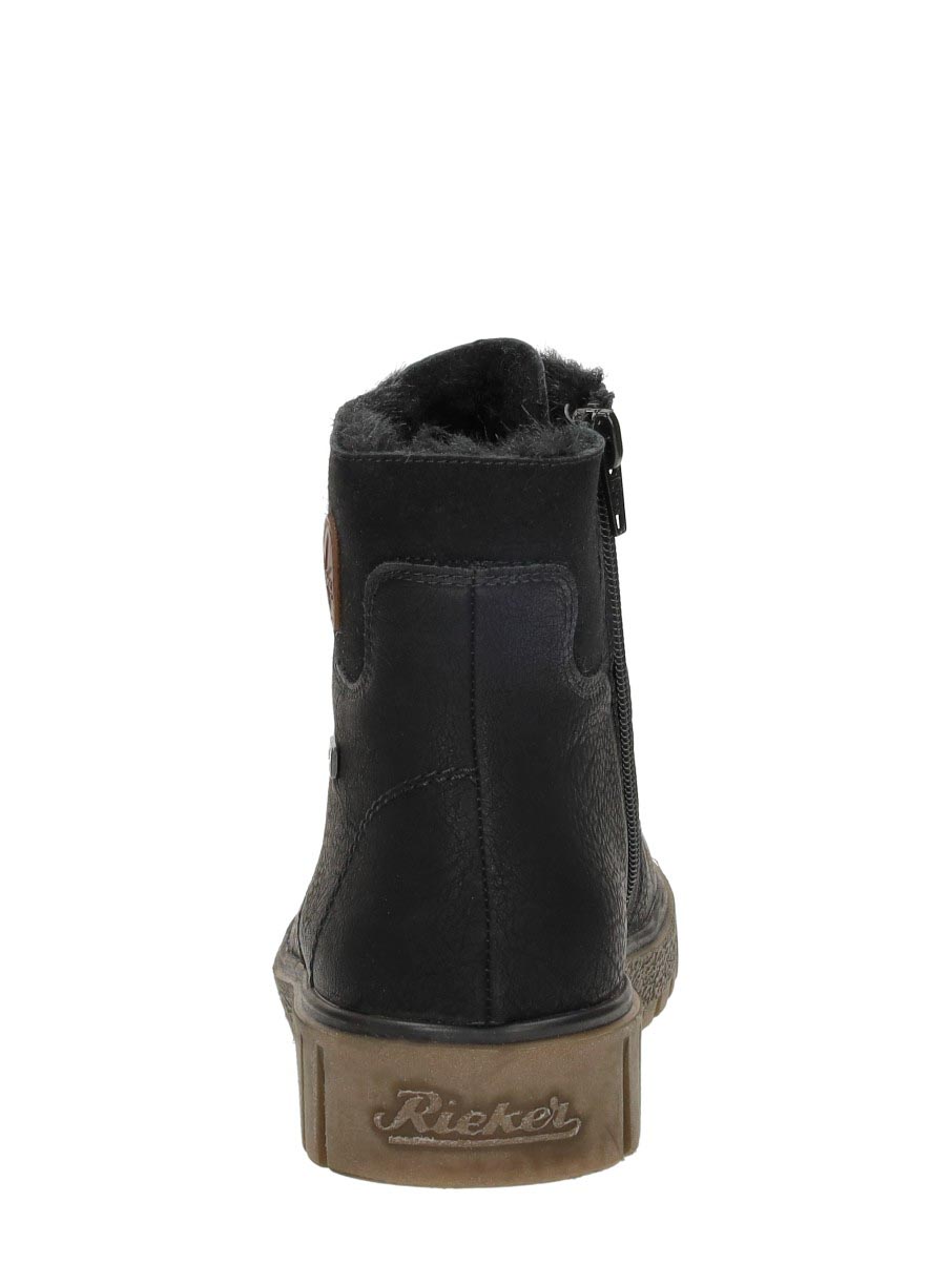Rieker - Veterschoenen Hoog – zwart – foto 3 van 4