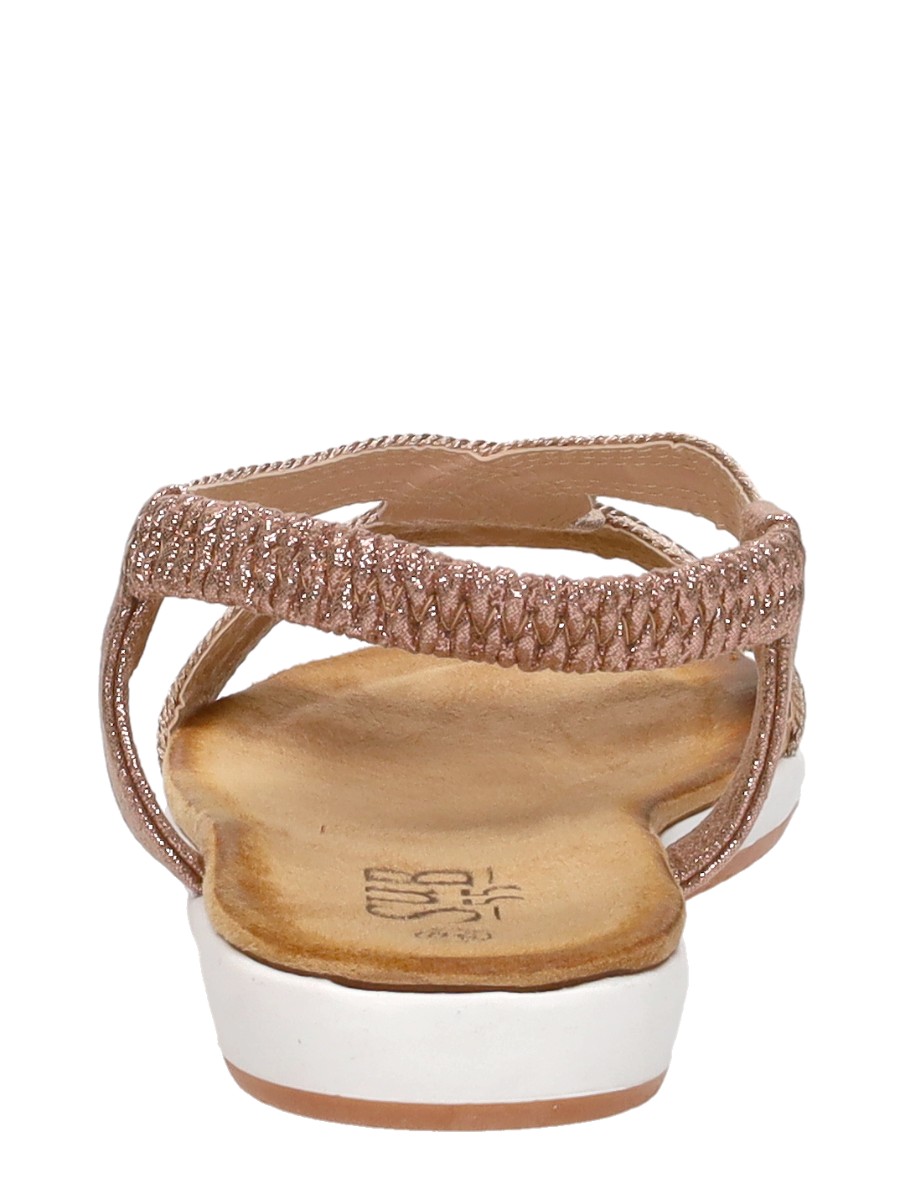 Sub55 - Sandalen Plat – champagne – foto 3 van 4