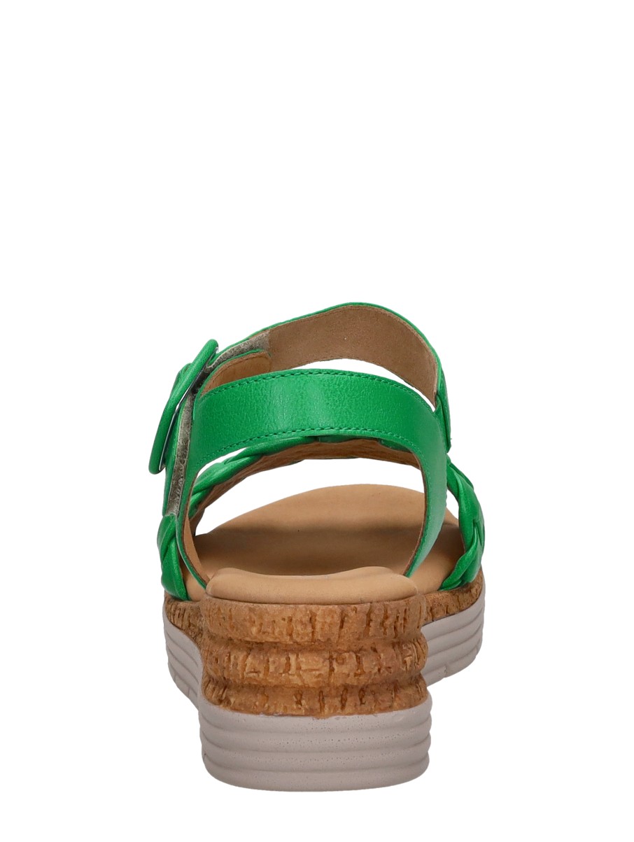 Gabor - Sandalen Plat – groen – foto 3 van 4