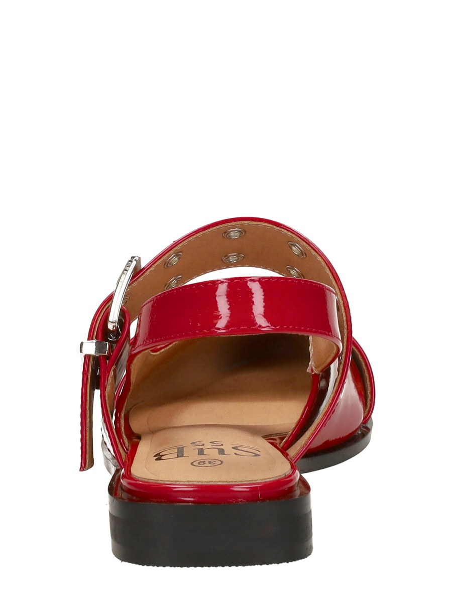 Sub55 - Slingbacks – rood – foto 3 van 4