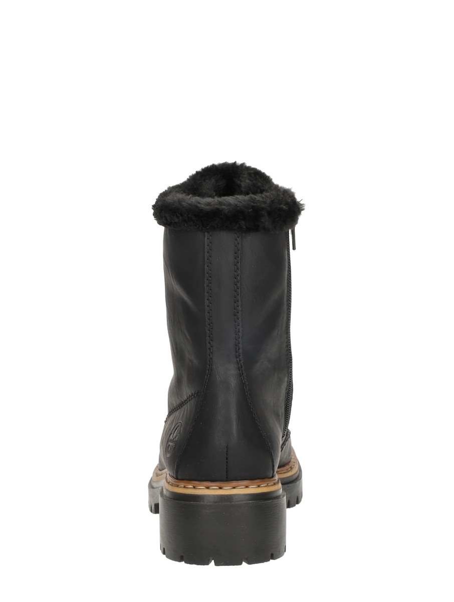 Rieker - Veterschoenen Hoog – zwart – foto 3 van 4