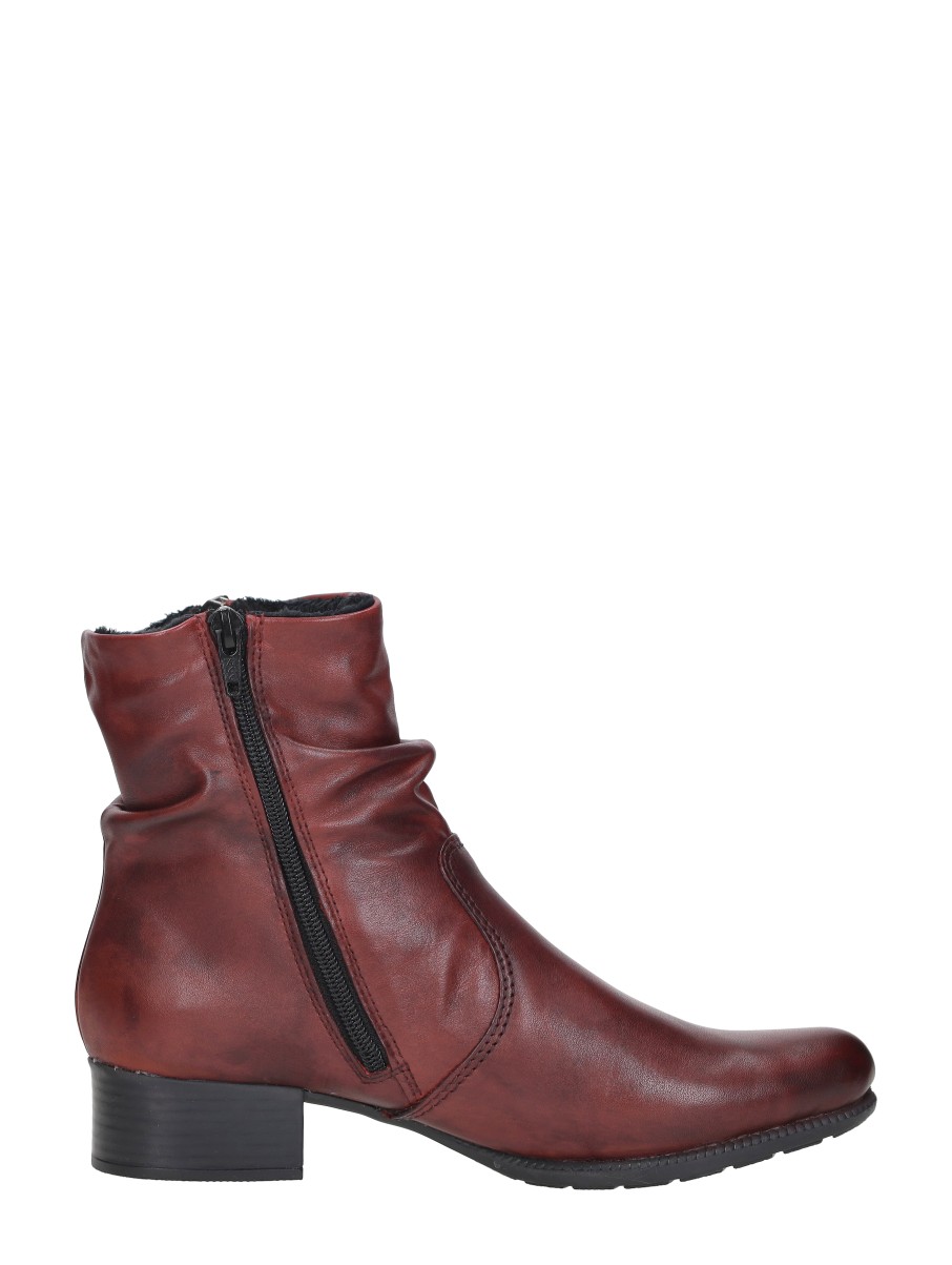 Rieker - Enkellaarsjes Hak – bordeaux – foto 4 van 4