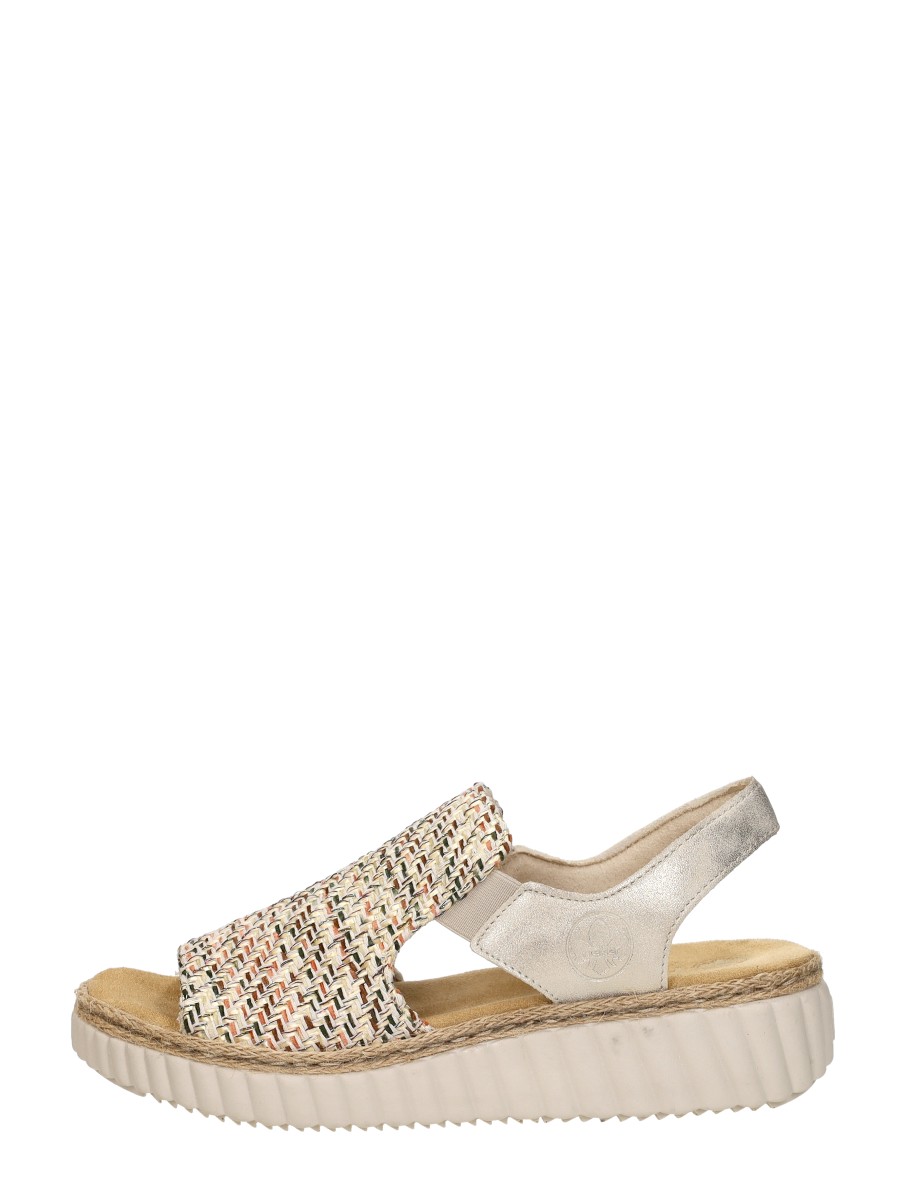Rieker  Sandalen Plat