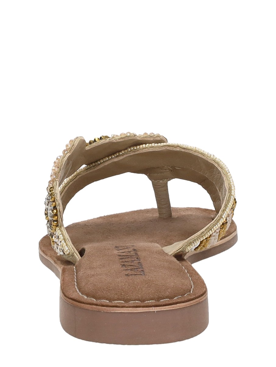 Lazamani - Teenslippers – beige – foto 3 van 4