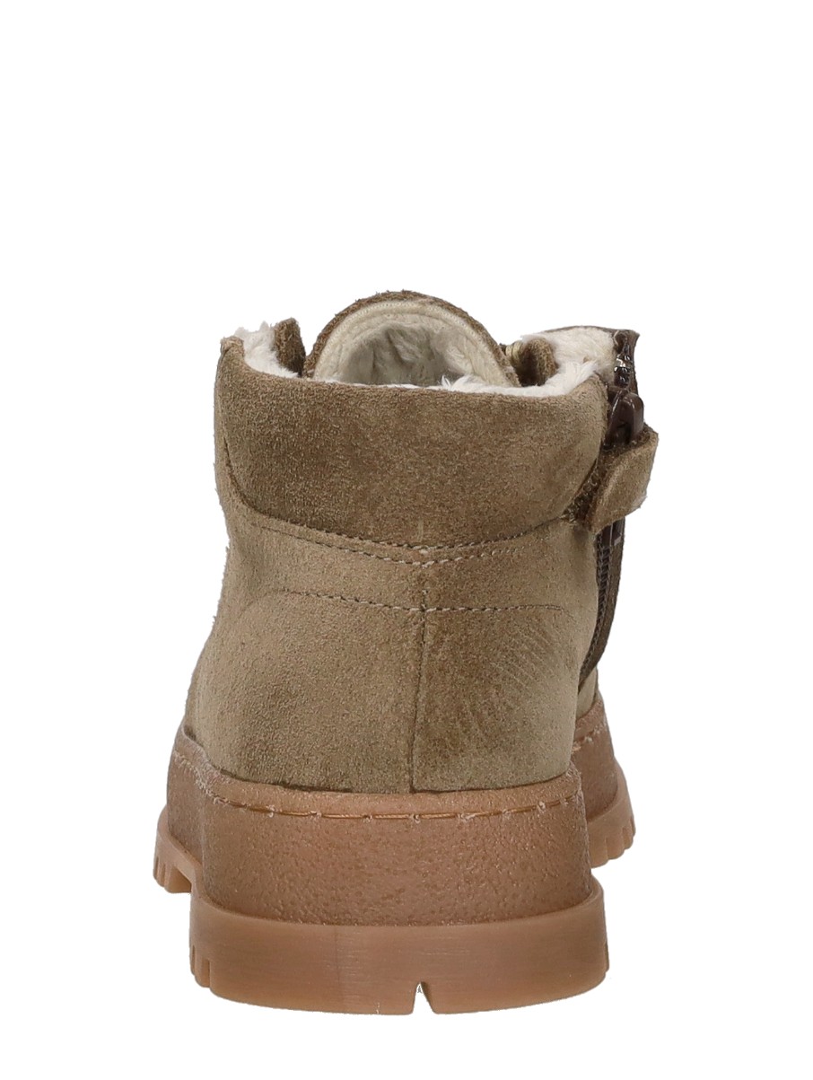Keq - Veterschoenen Hoog – taupe – foto 3 van 4